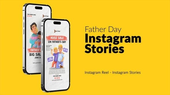 Father Day Instagram Stories – AE / Premiere Download | Madbax