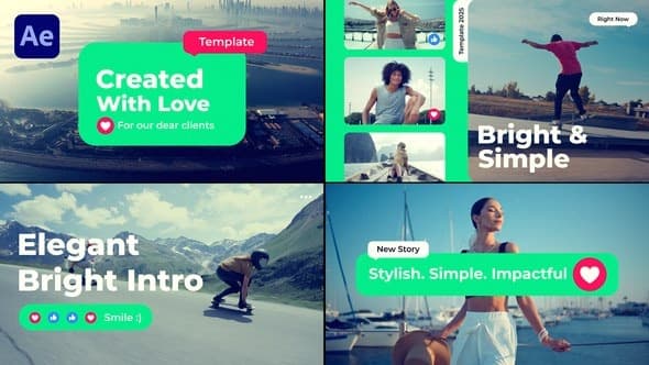 Social Media Intro – AE / Premiere Download | Madbax