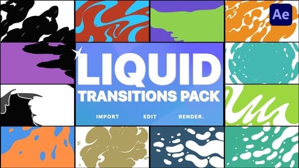 Simple Liquid Transitions | After Effects – After Effects Download | Madbax