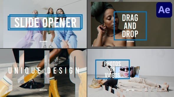 Slide Opener for After Effects – After Effects Download | Madbax