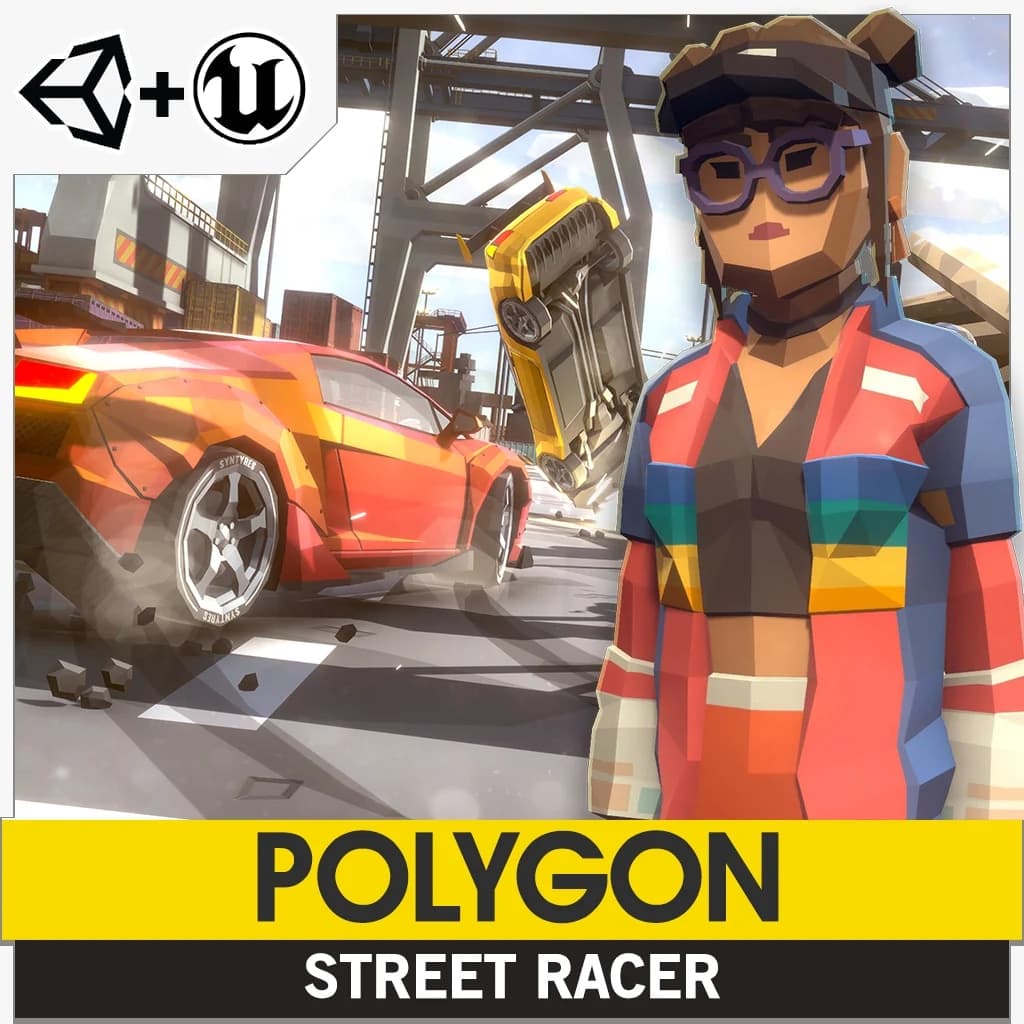 POLYGON – Street Racer v3 – Blender Download | Madbax