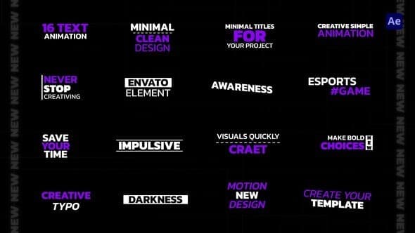 Fast Text Animation – AE – After Effects Download | Madbax
