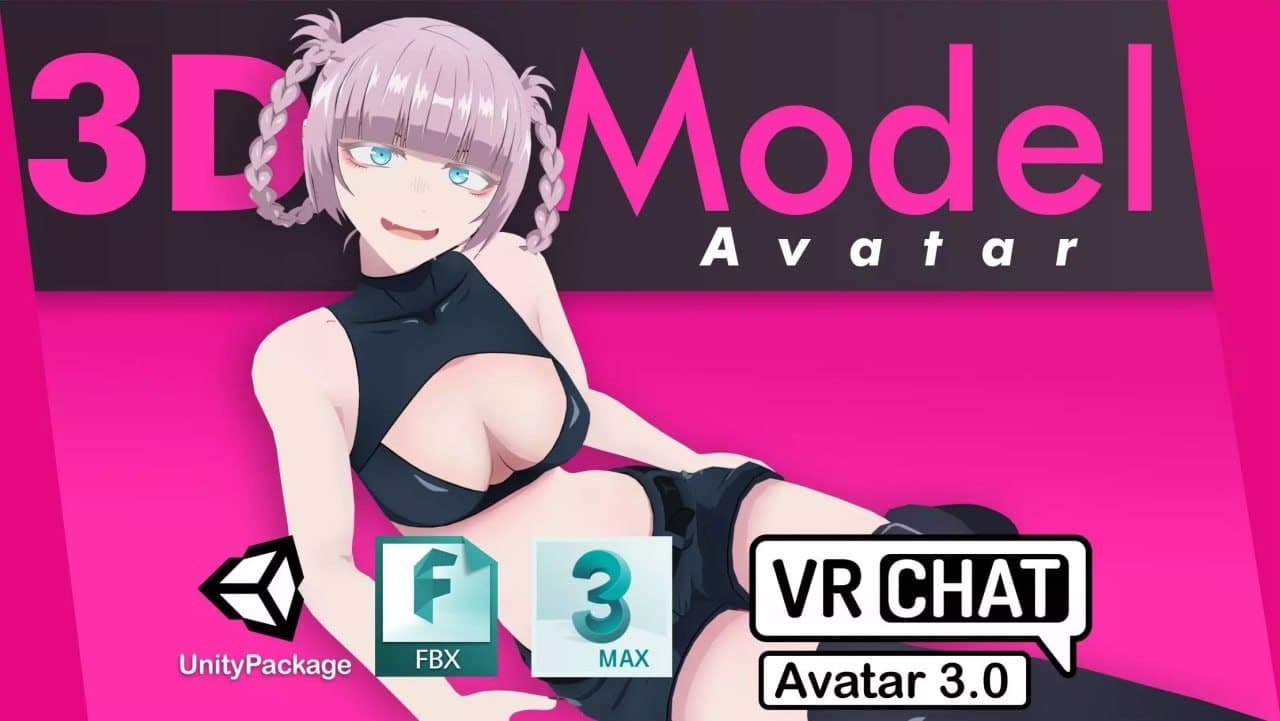 Nazuna Nanakusa Call of the Night VRChat 3D model – Blender Download | Madbax