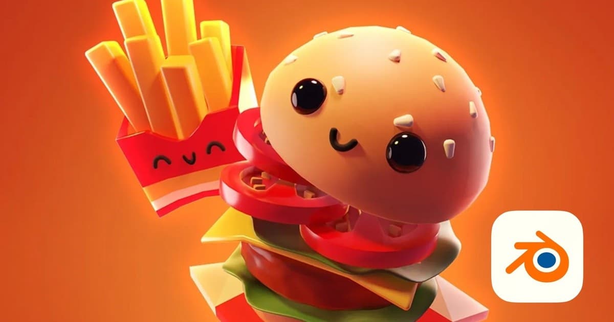 Create Cute 3D Illustration with Blender – Blender Download | Madbax