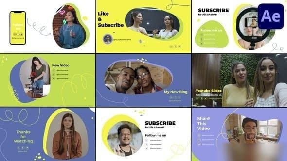 Youtube Slides | After Effects /52087220 – After Effects Download | Madbax
