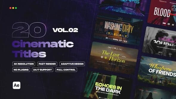 Cinematic Titles vol.02 | After Effects – After Effects Download | Madbax