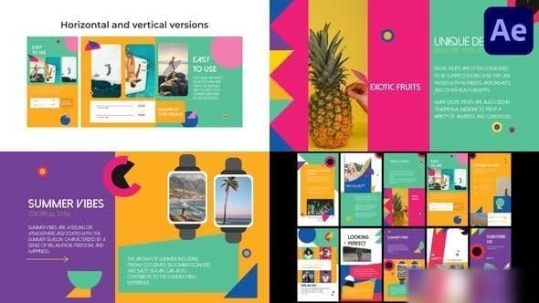 Colorful Summer Slideshow for After Effects – After Effects Download | Madbax