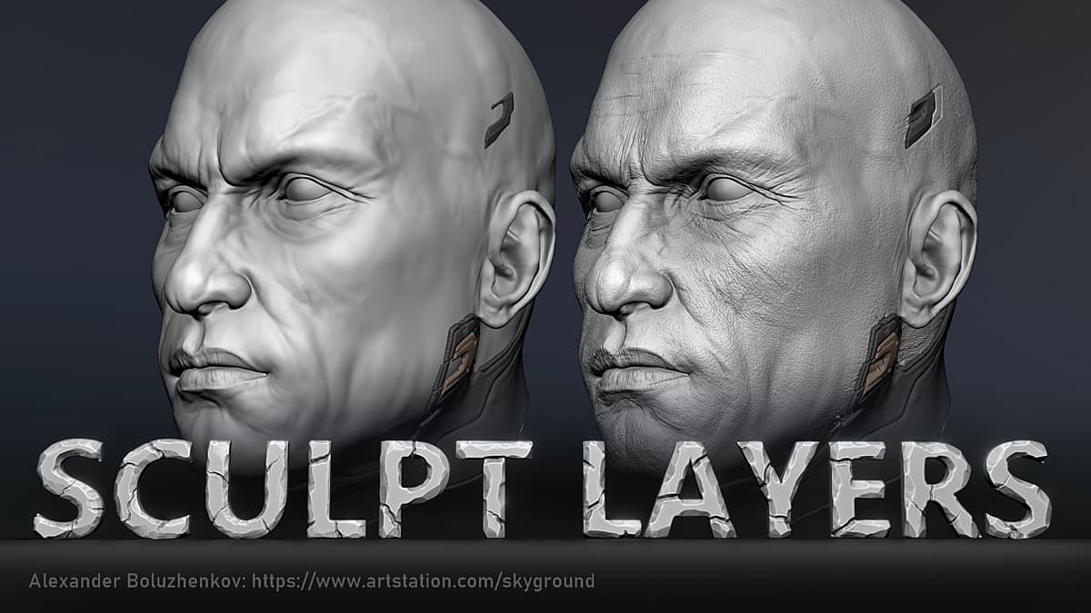 Sculpt Layers v1.0 – Blender Download | Madbax
