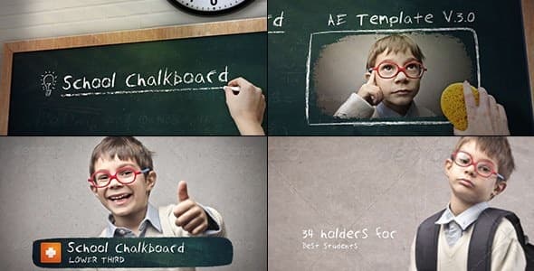 School Chalkboard v3 – After Effects Project (Videohive) – After Effects Download | Madbax