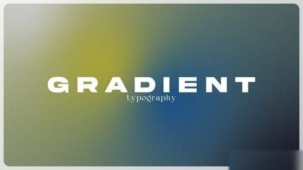 Gradient – Typography / AE – After Effects Download | Madbax
