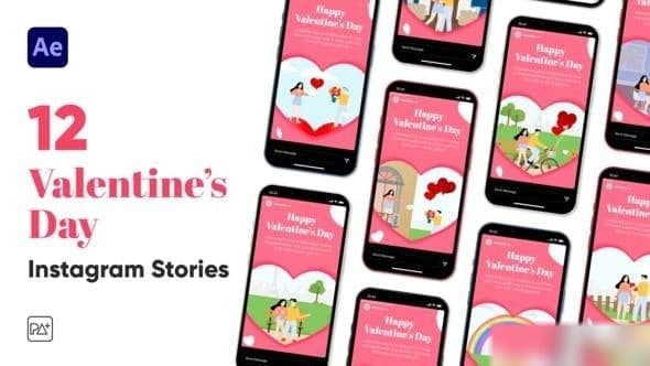 Valentine’s Day Instagram Pack for After Effects – After Effects Download | Madbax