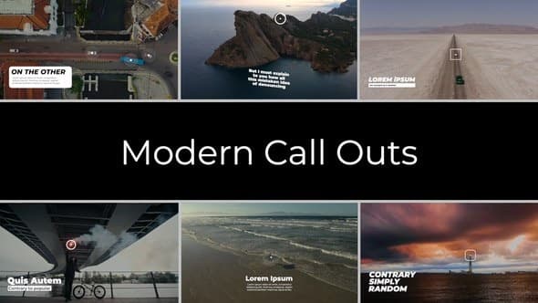 Modern Call Outs | After Effects – After Effects Download | Madbax