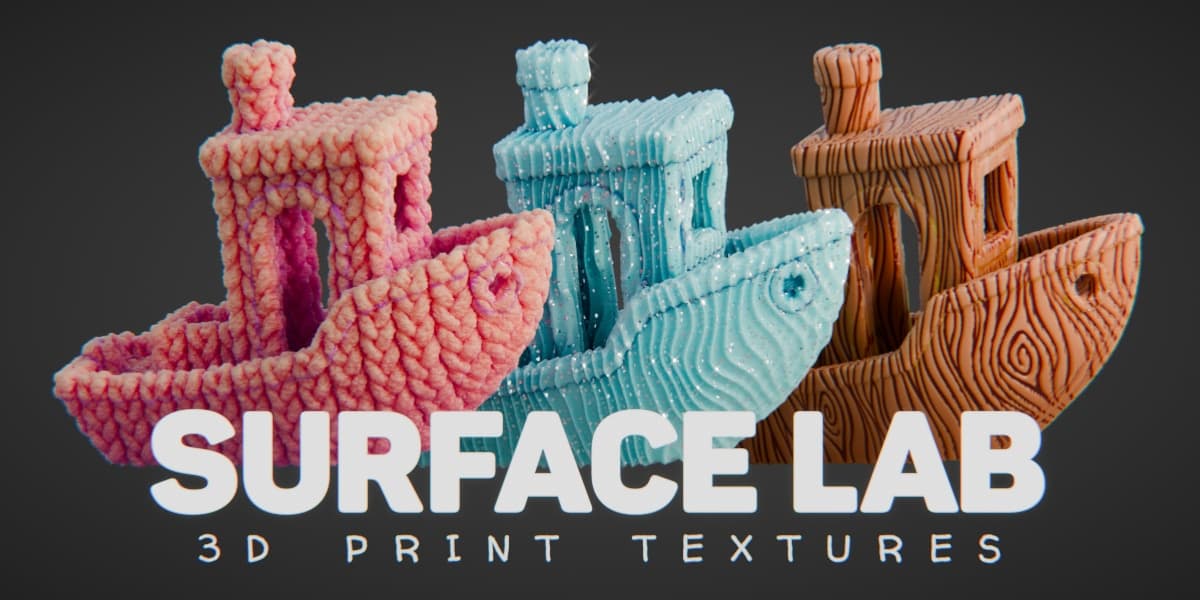 Surface Lab – 3D Print Textures – Blender Download | Madbax