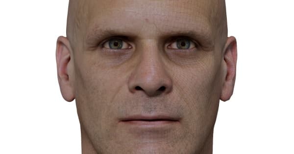 3D Head Model / Male Head Scan 22 – Blender Download | Madbax