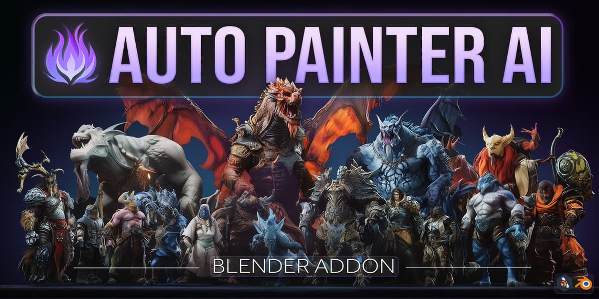 Auto Painter AI v1.0.0 – Blender Download | Madbax