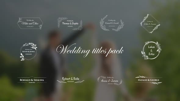 Wedding Titles AE – After Effects Download | Madbax