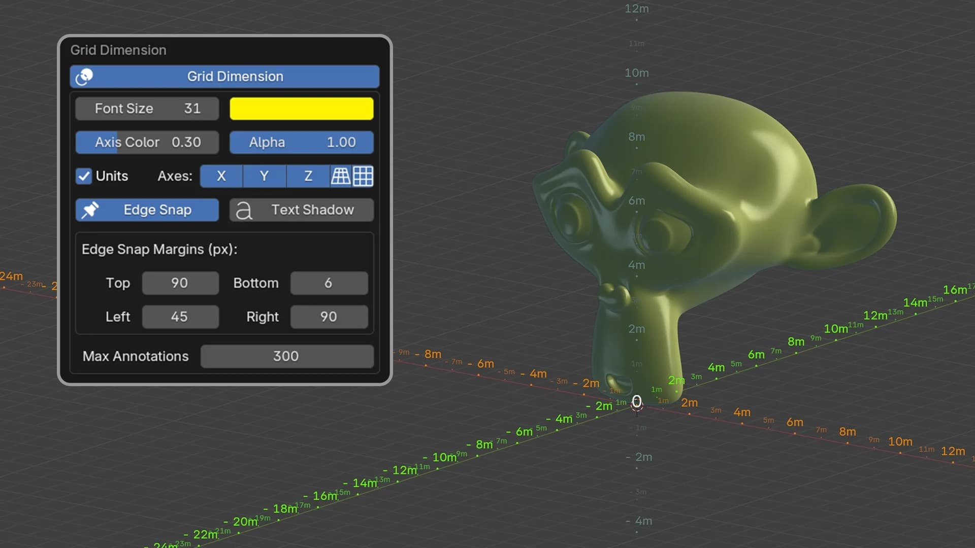 Grid Dimensions v1.0.9 – Blender Download | Madbax