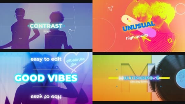 Contrast Intro for After Effects – After Effects Download | Madbax