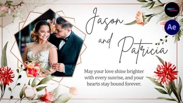 Floral Wedding Invitation – AE / Premiere Download | Madbax