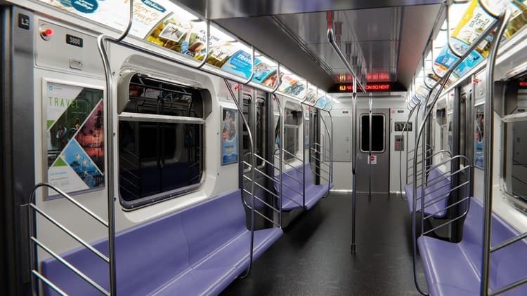 Blender Subway Interior Modeling – Blender Download | Madbax