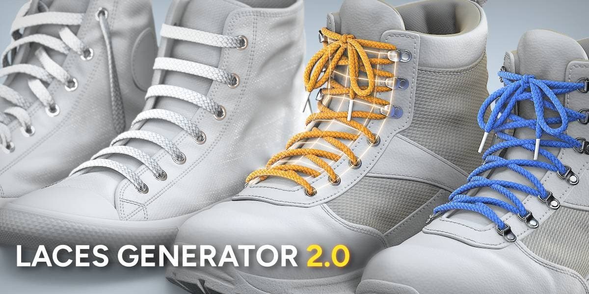 Laces Generator v1.0 – Blender Download | Madbax