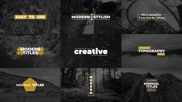 Modern Titles | AE – After Effects Download | Madbax
