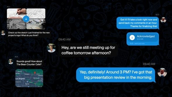 Telegram Chat Message UI – AE / Premiere Download | Madbax