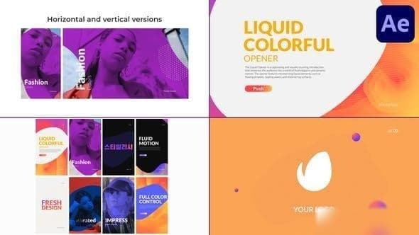 Liquid Colorful Opener for After Effects – After Effects Download | Madbax