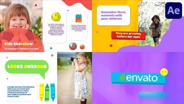 Kids Colorful Slideshow | After Effects – After Effects Download | Madbax