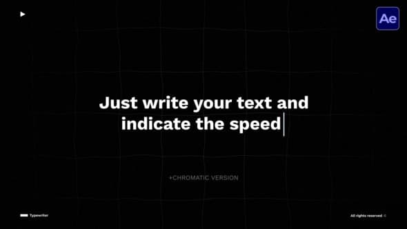 Typewriter AE – After Effects Download | Madbax