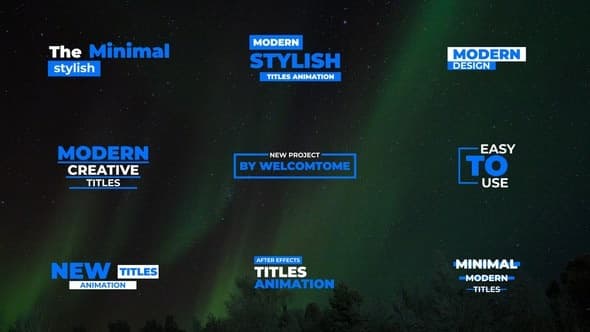 Big Modern Titles | AE – After Effects Download | Madbax