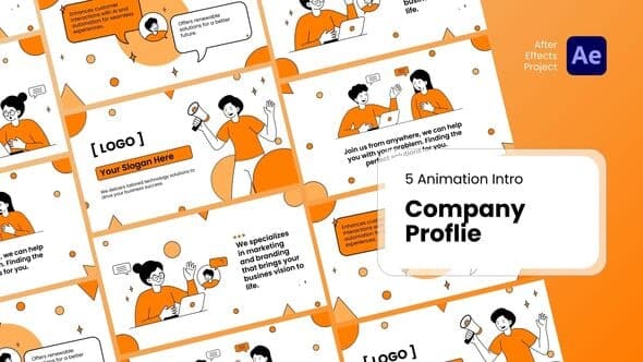 Animation Intro – Company Profile After Effect Templates – After Effects Download | Madbax
