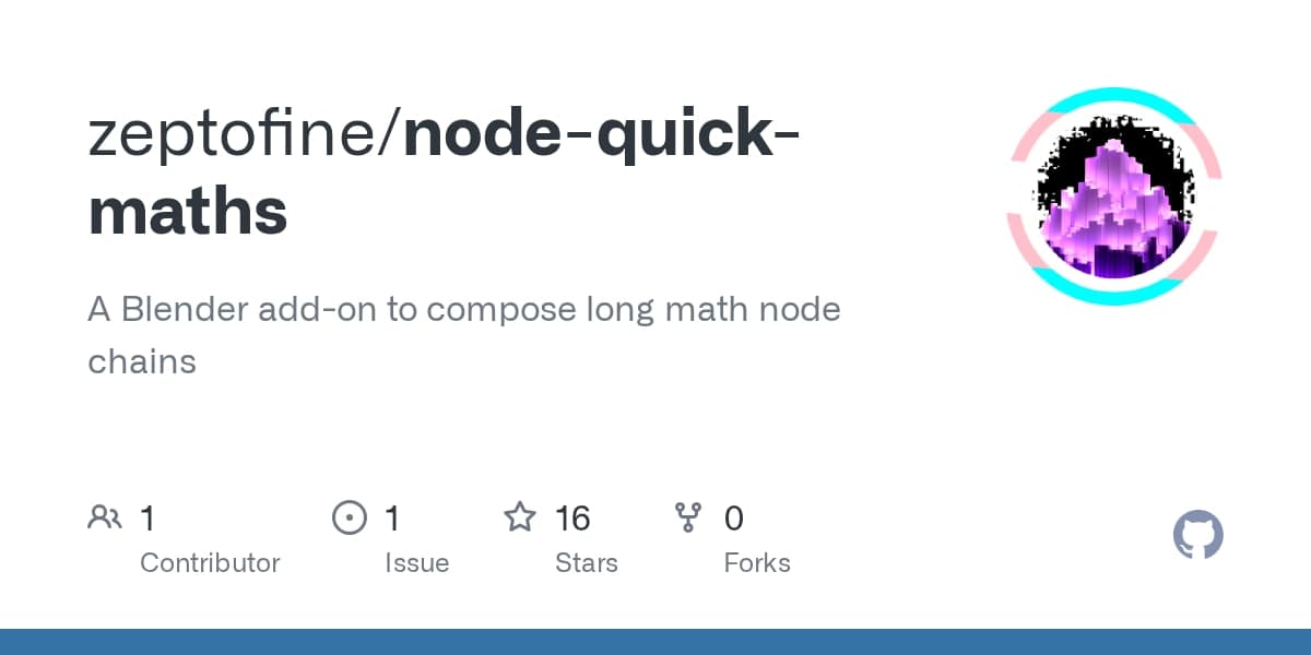 Node Quick Maths v1.2.4 – Blender Download | Madbax