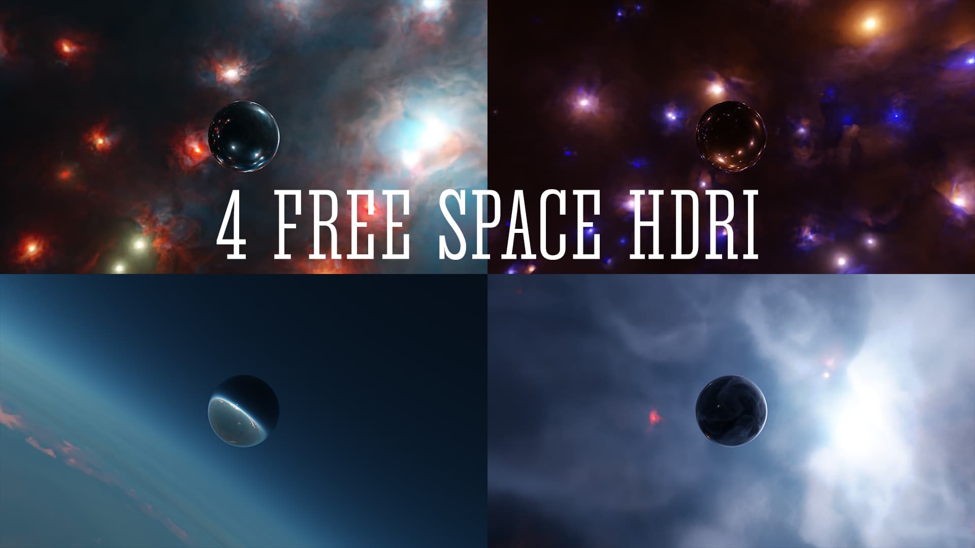 4 Free Cosmic HDRis Pack – Blender Download | Madbax