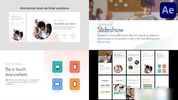 Teamwork Slideshow for After Effects – After Effects Download | Madbax
