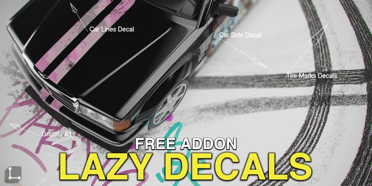 Lazy Decals v1.0 – Blender Download | Madbax
