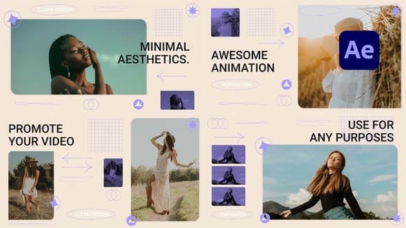 Minimalistic Pastel – AE / Premiere Download | Madbax
