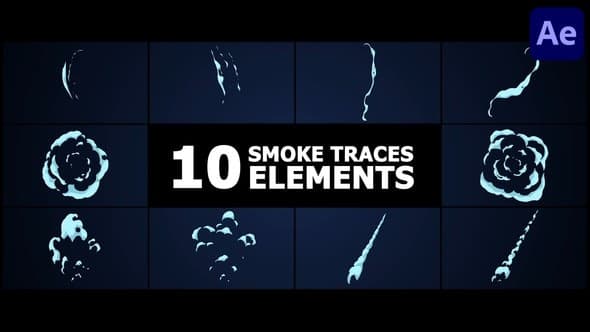Smoke Traces Elements | After Effects – After Effects Download | Madbax