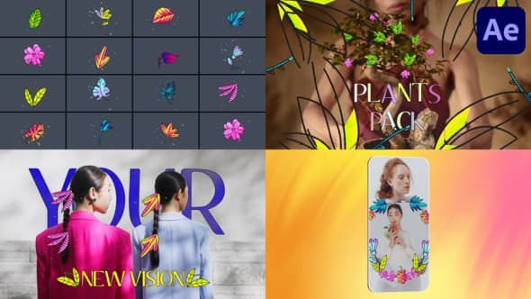 Plants Pack for After Effects – After Effects Download | Madbax