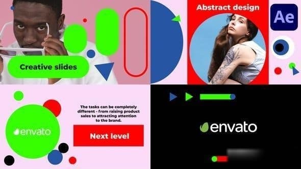 Simple Geometry Typography Slideshow for After Effects – After Effects Download | Madbax