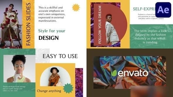 Geometric Fashion Slides for After Effects – After Effects Download | Madbax