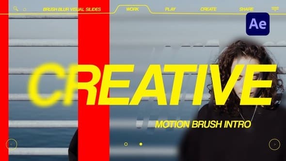 Brush Blur Visual Slides – AE / Premiere Download | Madbax