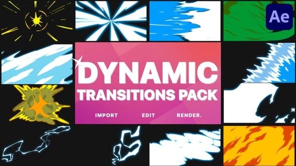 Dynamic Transitions | After Effects – After Effects Download | Madbax