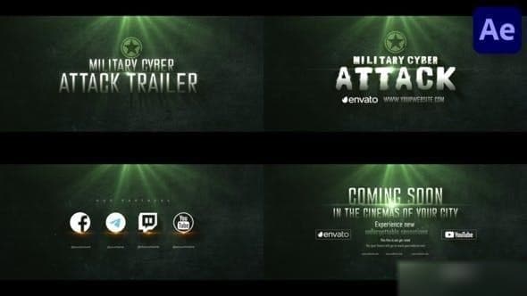 Military Cyber Attack Trailer for After Effects – After Effects Download | Madbax