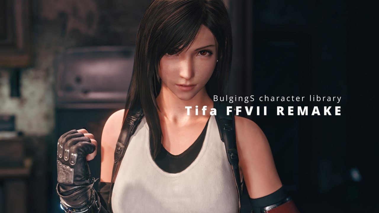 Tifa Lockhart – FFVII (Character Model) – Blender Download | Madbax