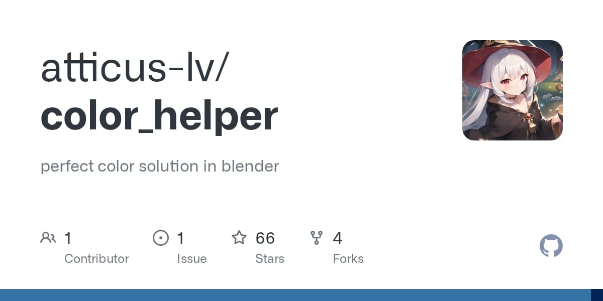 Color Helper v0.8.0 – Blender Download | Madbax