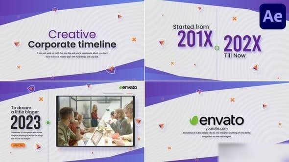 Creative Corporate Timeline Slideshow for After Effects – After Effects Download | Madbax