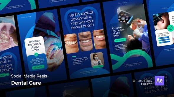 Reels – Dental Care After Effects Project Files – After Effects Download | Madbax