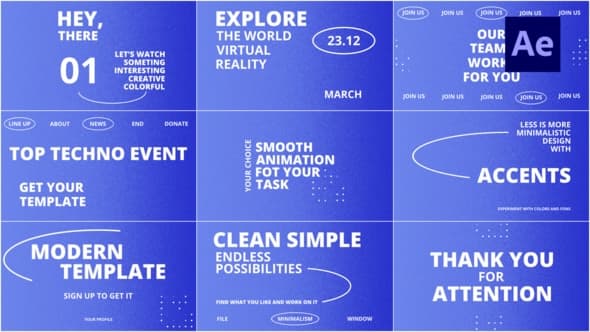 Corporate Text Typography / Ae – After Effects Download | Madbax