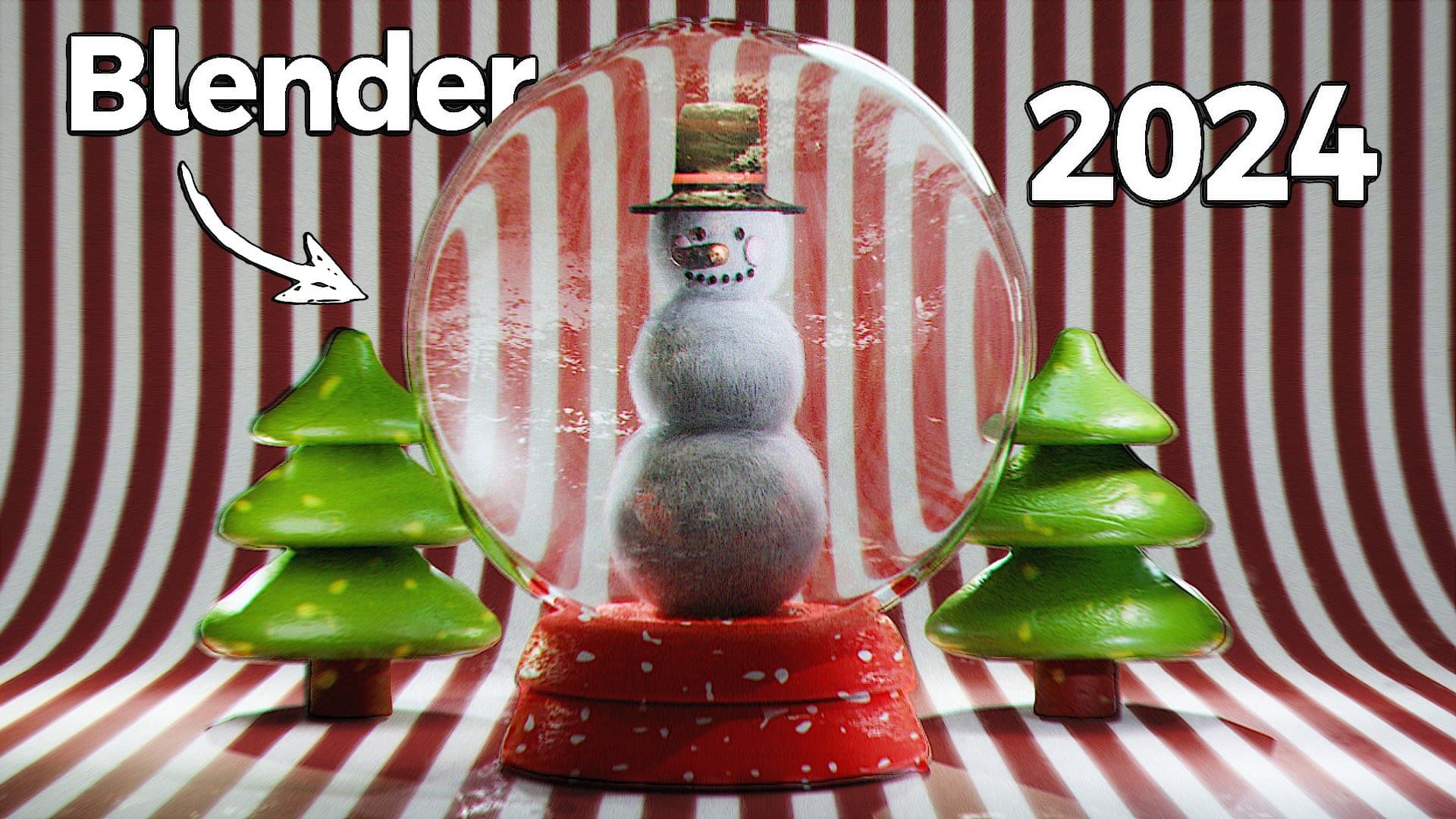 Create Realistic Holiday Terrarium in 3D Blender – Blender Download | Madbax
